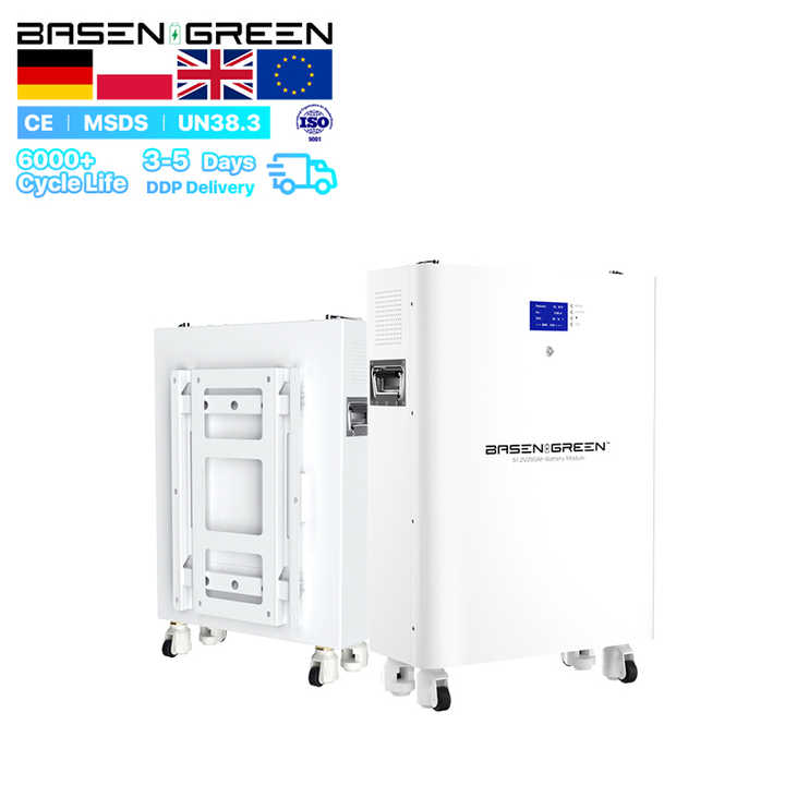 48V 50Ah LiFePO4 Lithium Battery 24V 100Ah Wall-Mounted Home Solar Energy Storage System