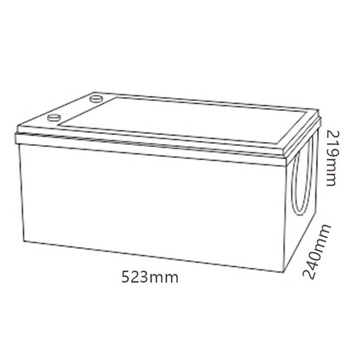 Mhb MM200-12 Lead Acid Battery 12V 200Ah Deep Cycle Sealed AGM Solar Energy Storage System for UPS Wind Power Applications MHB