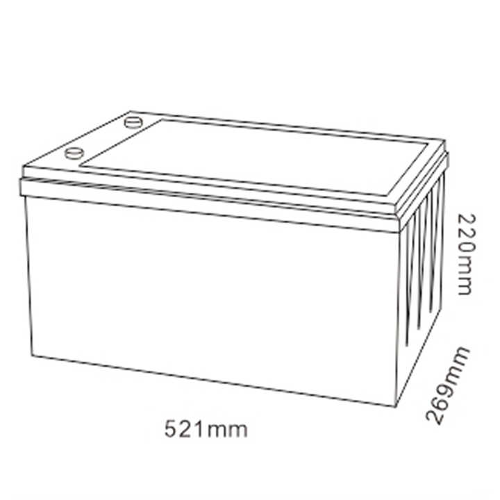 MHB MMD240-12 UPS AGM VRLA 12V 240Ah Solar Lead Acid Deep Cycle Battery for Alarm System Security UPS Energy Storage