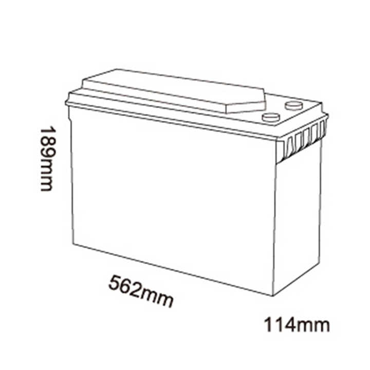 Mhb MRD75-12 Maintenance-Free AGM 12V 75Ah Solar Deep Cycle Battery for Energy Storage Systems
