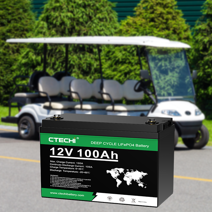 CTECHi OEM ODM 12V 100Ah 200Ah 300Ah 400Ah LiFePO4 Solar Battery Pack for Energy Storage Systems with APP Control