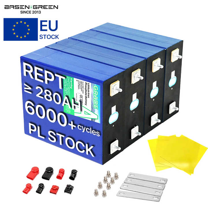 Rept 3.2V 280Ah LiFePO4 Deep Cycle Battery for Solar Energy Storage Systems