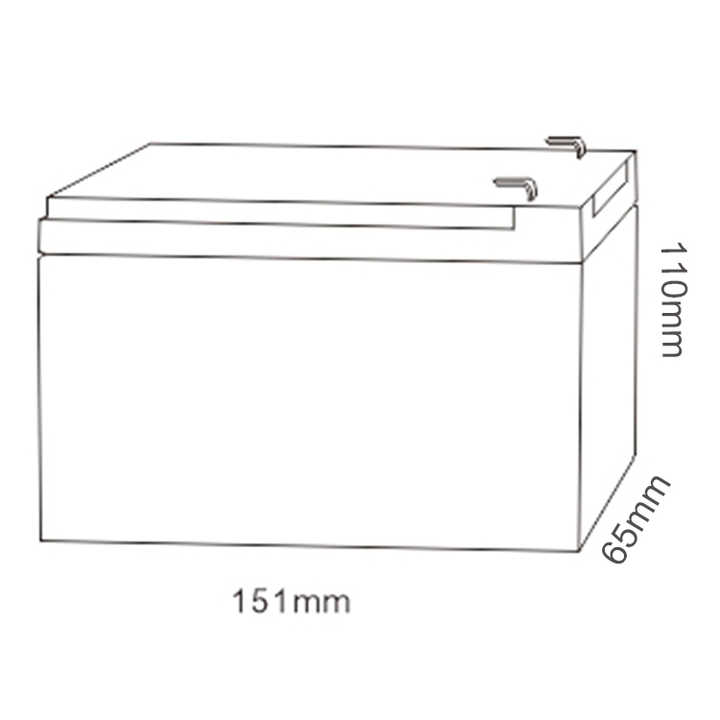 12V 10Ah Sealed AGM Deep Cycle Battery for Solar Energy Storage UPS Systems MHB