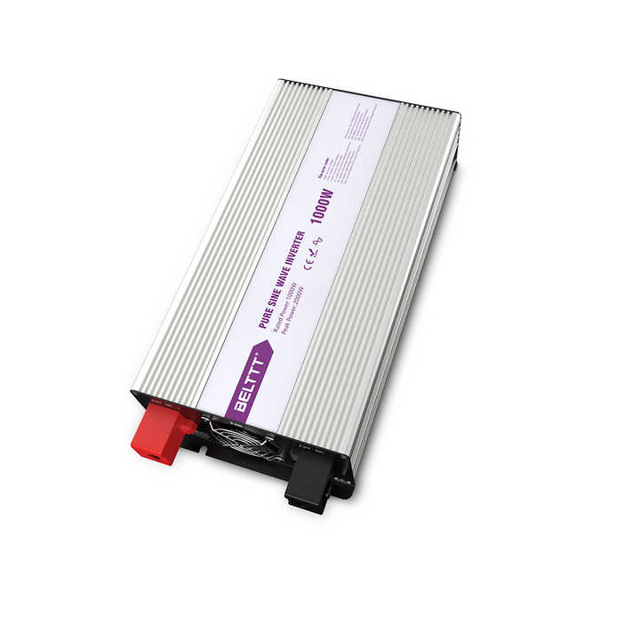 12V Input Voltage 220V Out Voltage 1000W Pure Sine Wave Solar Power Inverter Low Frequency DC/AC Converter for Home Appliances Overcharge Protection CTECHi