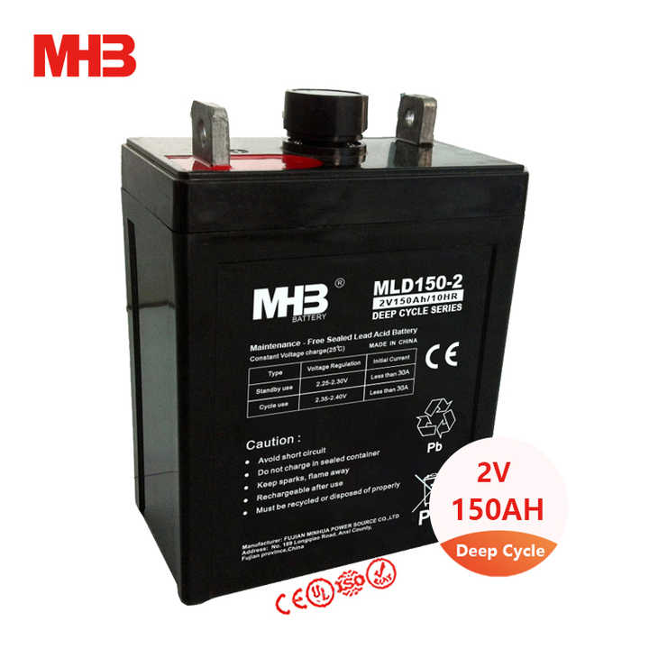 2V 150Ah AGM VRLA Deep Cycle Battery for Energy Storage Systems MHB