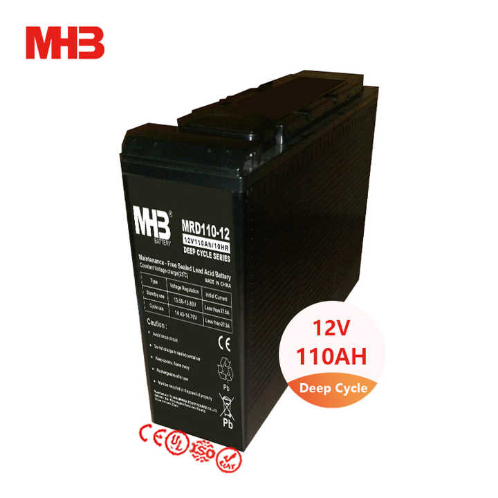 Mhb MRD110-12 Solar 12V 110Ah Sealed AGM Deep Cycle Battery for UPS Energy Storage Systems