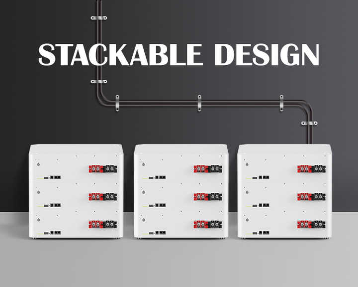Stackable 5kWh 10kWh LiFePO4 Battery 5000 Cycles 48V 51.2V Home Energy Storage System for Off-grid and Hybrid Power Supply CTECHi