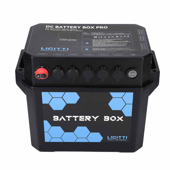 Portable Heavy Duty 12V 300AH 200AH Battery Box Durable Battery Boxes & Racks for Energy Storage Systems and Off-Grid Applications Licitti