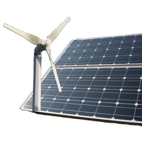 Wind Solar Hybrid Power Generation System 800W Monocrystalline Silicon Renewable Energy Solution for Off-Grid Home Power Supply