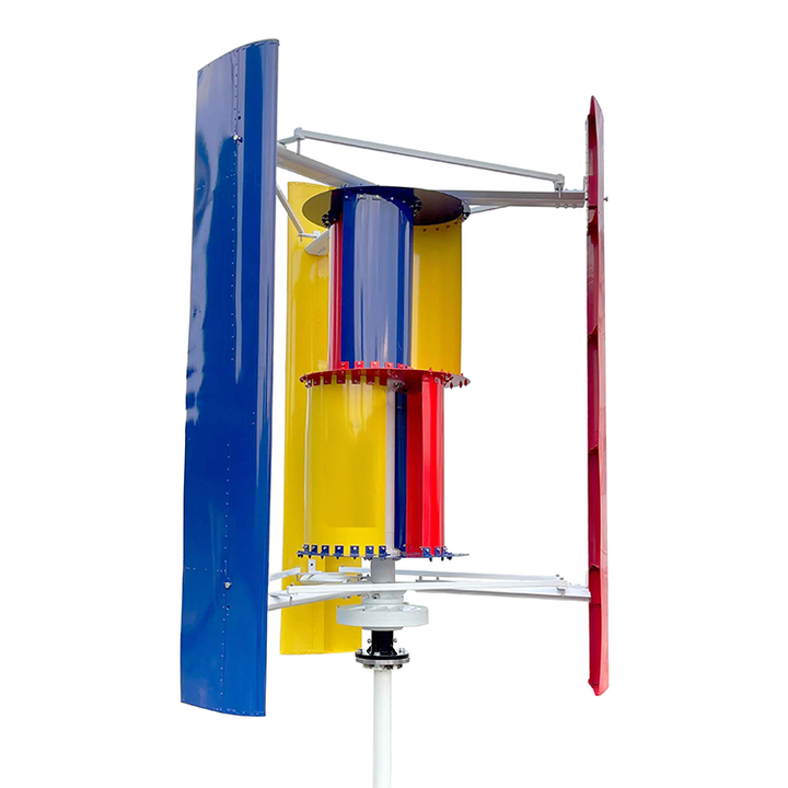 Vertical Axis Wind Turbine 1kw to 10kw Output Voltage 24V to 380V for Renewable Energy Generation elege