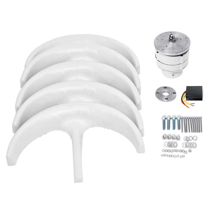 12V Windmill Generator 1kW Off-Grid Vertical Axis Wind Turbine for Home Use with PWM Controller Elege