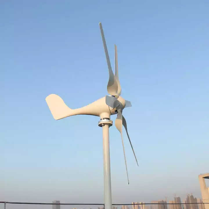 Horizontal Wind Turbine 1000W 600W 12V 24V Home Use for Renewable Energy Generation EL