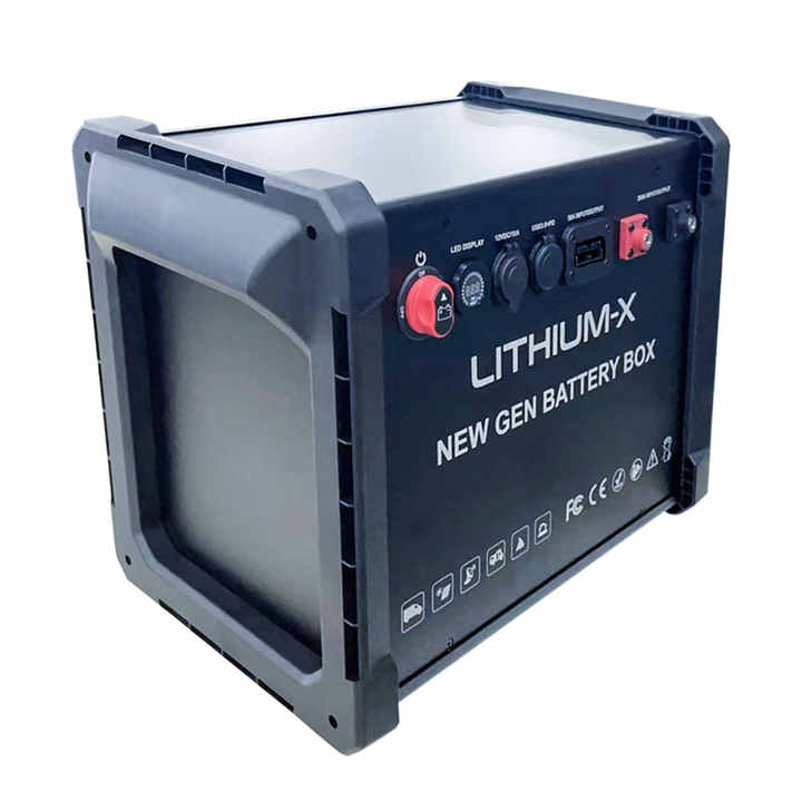 Portable Lithium Battery Box 2000W Solar Power Generator for Camping & Home Use with Bluetooth LICITTI