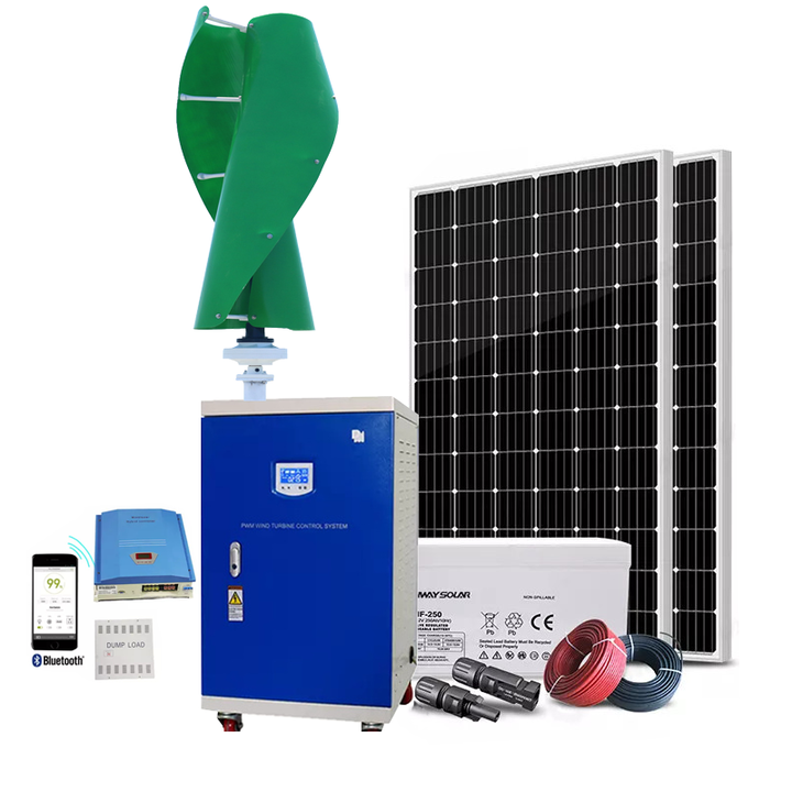 1kw 2kw 3kw Outdoor Wind Generator Long Lifespan for Home Solar Wind Power System 1mw Turbine