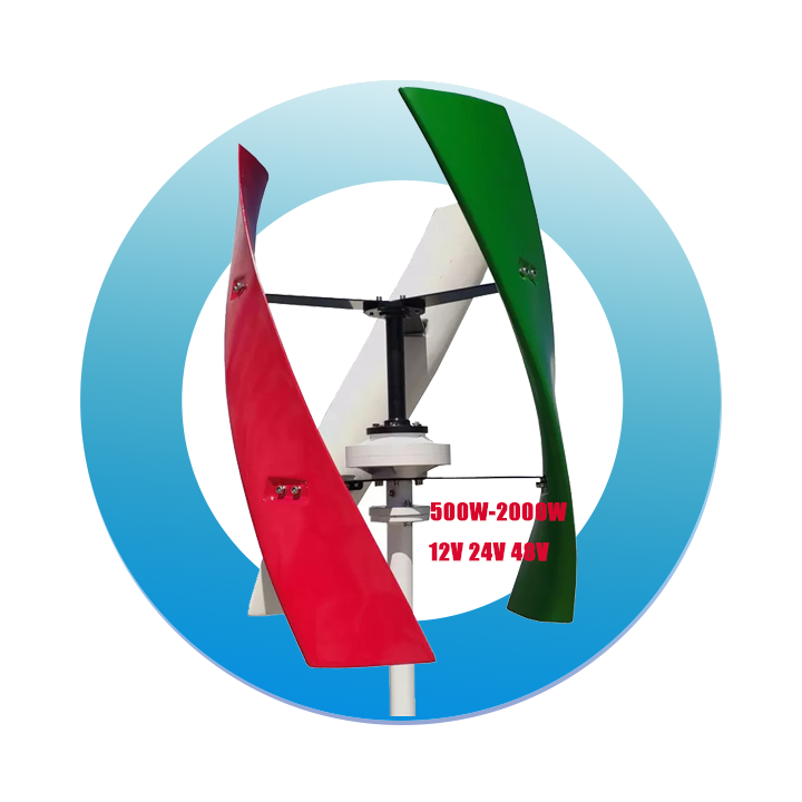 Vertical Axis Wind Generator 500W-2kW Home Use Wind Turbine Power Plant System elege