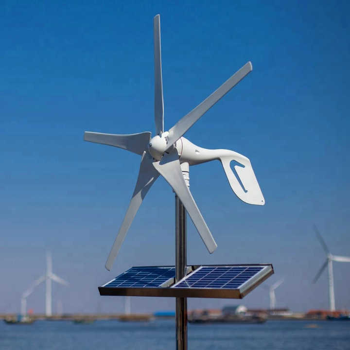 Wind Solar Hybrid Power Generation System 800W Monocrystalline Silicon Renewable Energy Solution for Off-Grid Home Power Supply