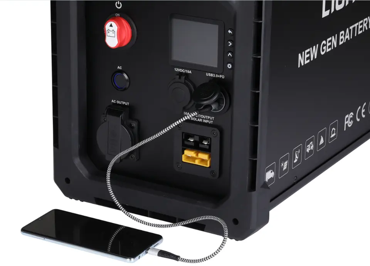 Lithium 24V 300Ah LiFePO4 Battery Box Kit with Protection 2kWh Solar Storage Home Inverter Metal Enclosure LICITTI