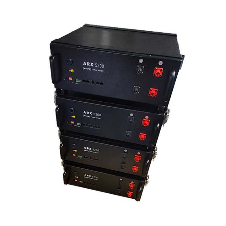 Solar System Lithium Battery 51.2V 50Ah 100Ah 200Ah 280Ah Rack-Mounted Stackable Off-Grid Hybrid Energy Storage Licitti