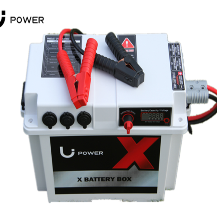 Solar Power DC 12V AC 110V 240V 80Ah 100Ah 120Ah 150Ah RV AGM Lithium Battery Box Plastic for Deep Cycle Energy Storage LICITTI