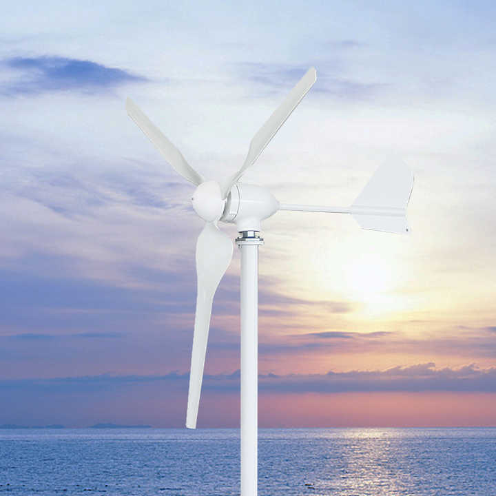 1KW 2KW 3KW Horizontal Axis Wind Turbine 48V Wind Generator for Renewable Energy Systems ELEGE