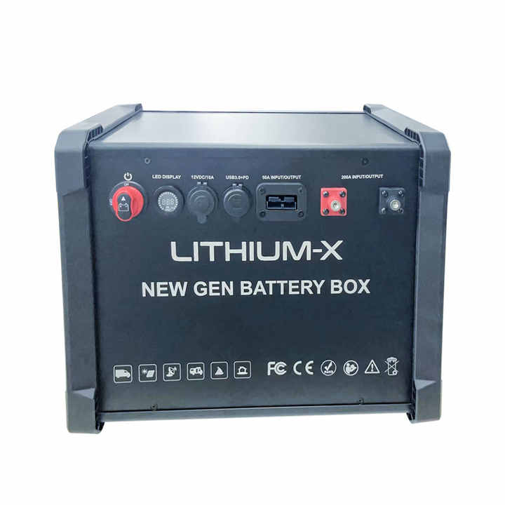 Portable Lithium Battery Box 2000W Solar Power Generator for Camping & Home Use with Bluetooth LICITTI