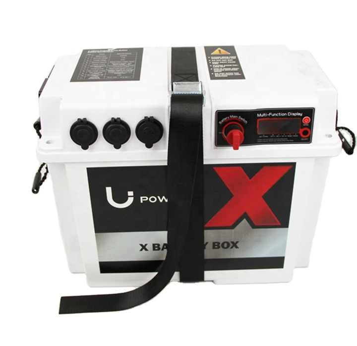 Lithium Lifepo4 Agm Battery 100 Ah Deep Cycle Solar Battery Box for Camping and Outdoor Use LICITTI