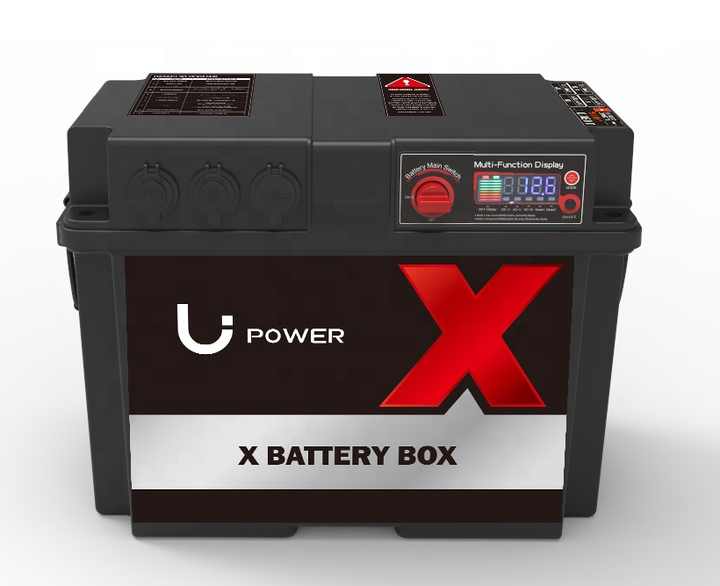 Solar Power DC 12V AC 110V 240V 80Ah 100Ah 120Ah 150Ah RV AGM Lithium Battery Box Plastic for Deep Cycle Energy Storage LICITTI