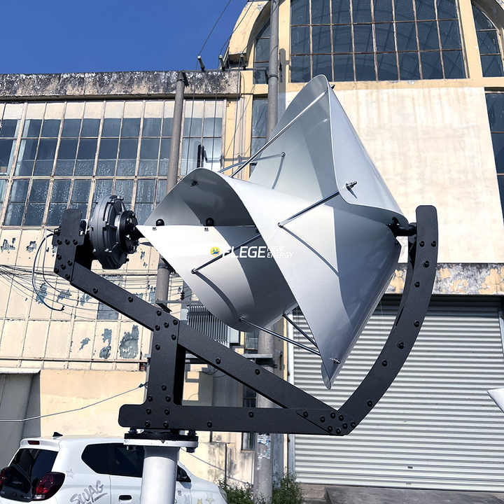 Archimedes Spiral Wind Turbine 24V 2000W 1000W with Controller Inverter Battery Energy Power Generation System Home Application elege