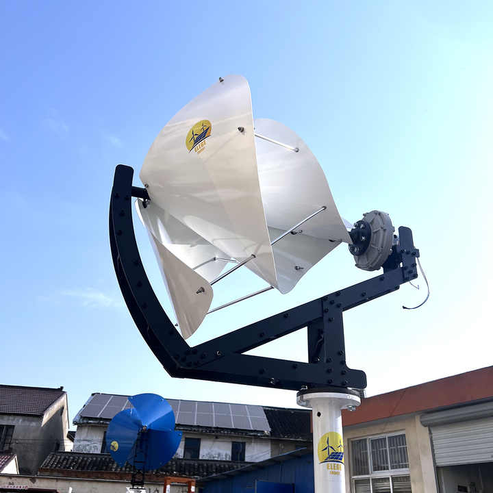 Archimedes Spiral Wind Turbine 24V 2000W 1000W with Controller Inverter Battery Energy Power Generation System Home Application elege
