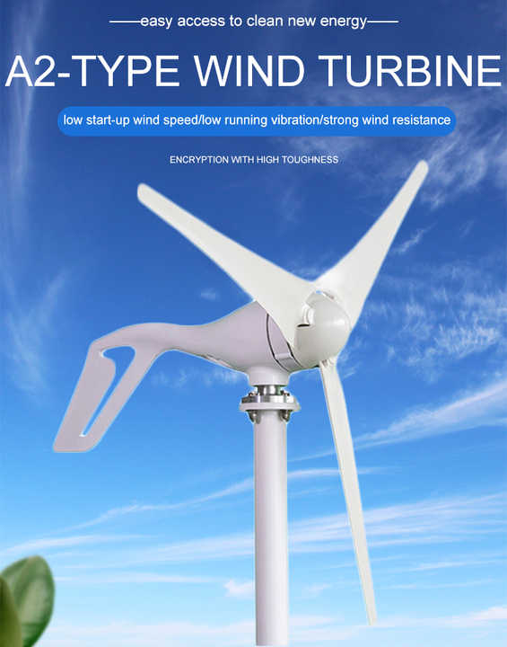 Wind Turbine Generator System 200W-1000W Horizontal Axis Small Home Use Competitive Price