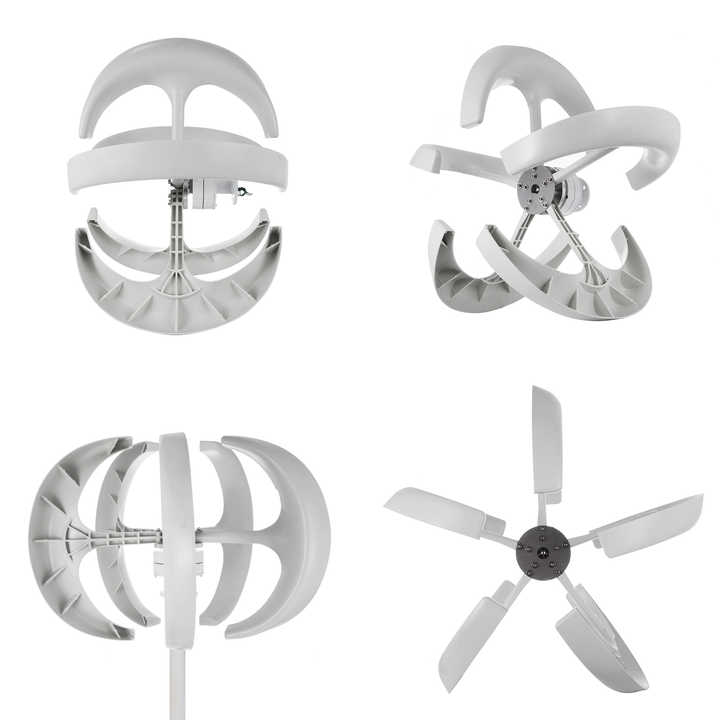 Wind Turbine Generator 800W 12V/24V Vertical Axis Magnetic System for Renewable Energy Generation elege