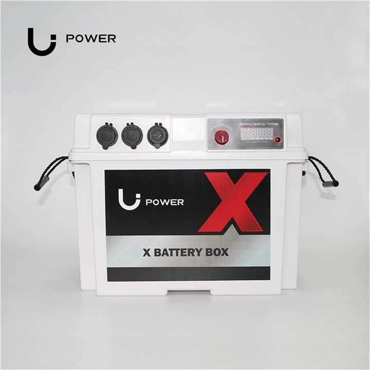 Solar Power DC 12V AC 110V 240V 80Ah 100Ah 120Ah 150Ah RV AGM Lithium Battery Box Plastic for Deep Cycle Energy Storage LICITTI