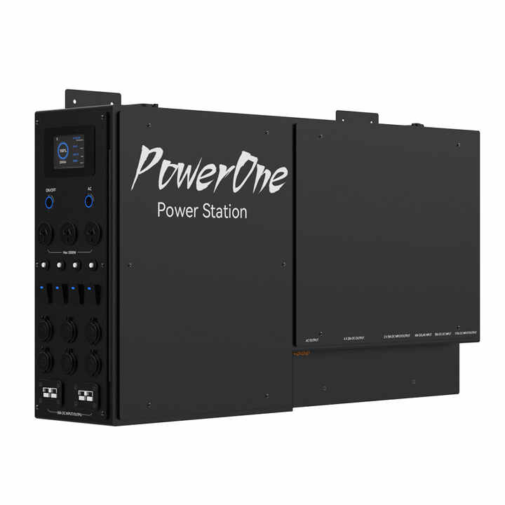 Camper Van Solar and Battery System 3000W Pure Sine Wave Off-Grid Power Station for Outdoor RV Camping with MPPT Controller Licitti