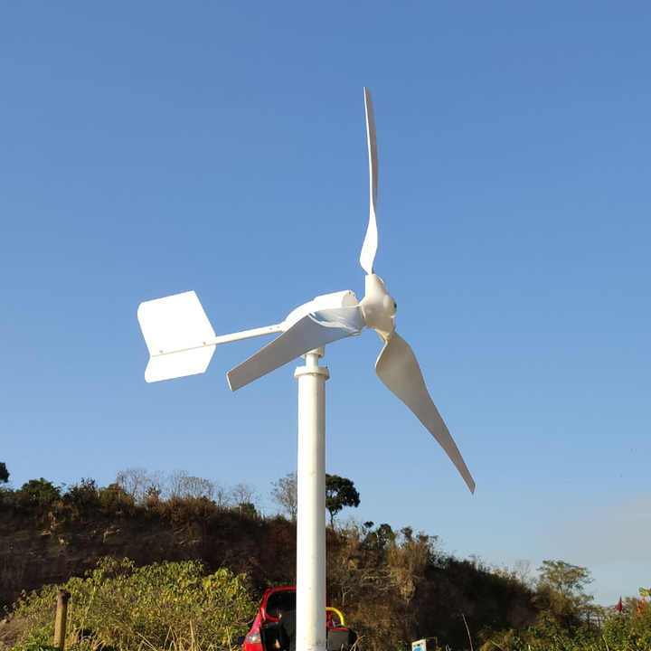 Wind Turbine Generator Kit 2000W 12V 24V 48V 6 Nylon Fiber Blades 580mm Small Home Use for Renewable Energy Systems