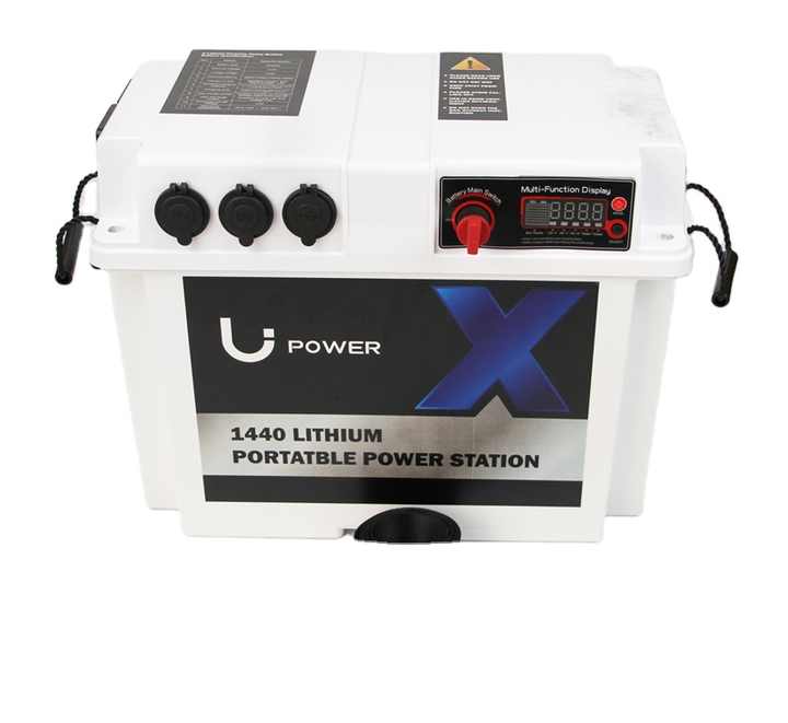 ABS 12V Lithium Camping Power Station Group 24 31 Battery Box IP55 Waterproof 455x240x330mm 280Ah 35kg Deep Cycle Battery Enclosure for Solar RV Marine Use LICITTI