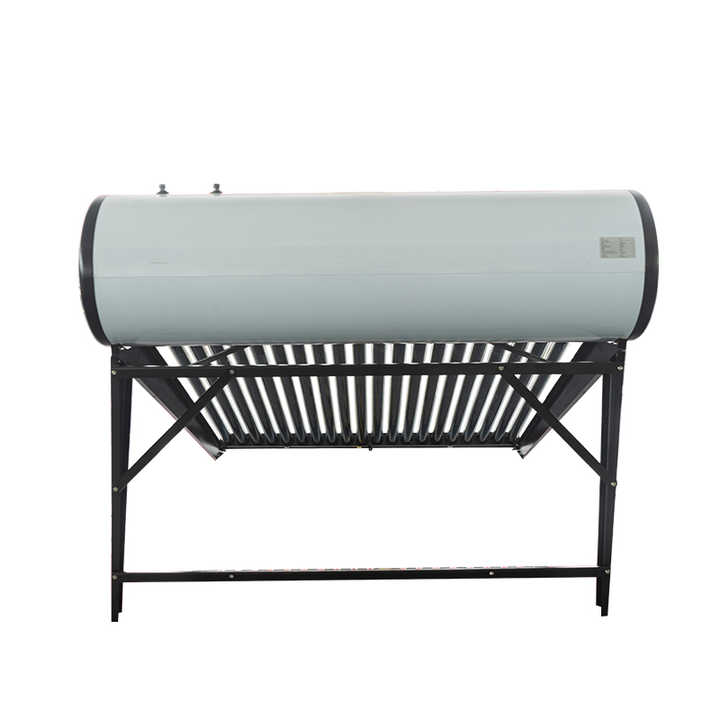 200L Vacuum Tube Heat Pipe Galvanized Steel Solar Water Heater High Efficiency Residential Hot Water System