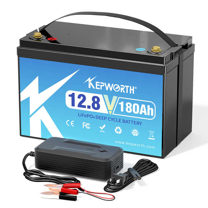 LiFePO4 Battery 12.8V 50Ah-400Ah Long Cycle Life Energy Storage System for Solar Power and Electric Vehicles Kepworth
