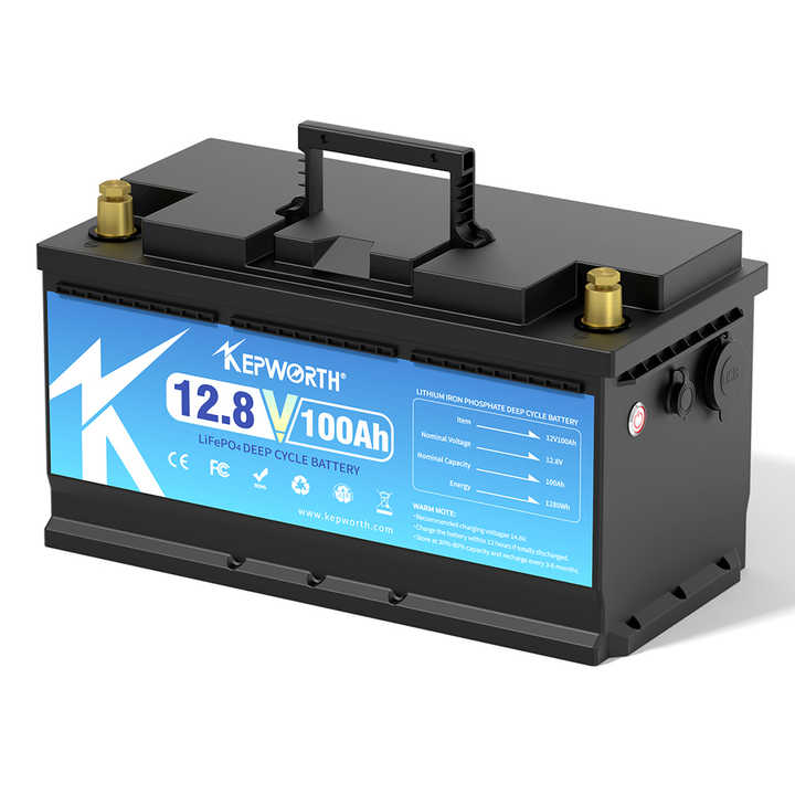 Kepworth 12.8V 100Ah LiFePO4 Battery Pack 6000 Cycles Solar Energy Storage System with BMS