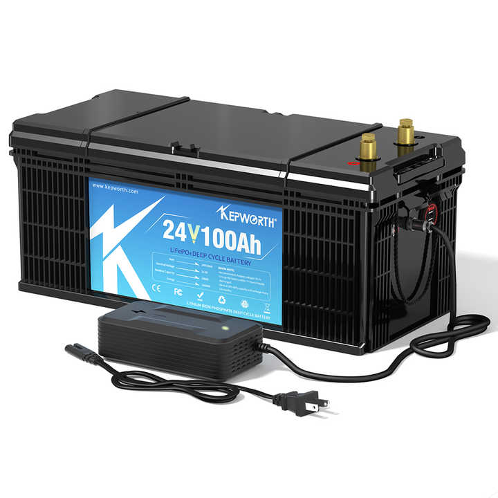 24V 100Ah LiFePO4 Battery Pack 2560Wh High-Capacity Energy Storage Battery for Solar Power Systems Electric Vehicles Kepworth