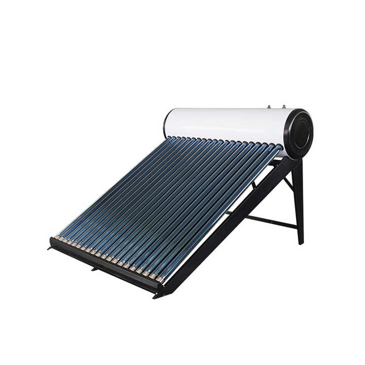 200L Vacuum Tube Heat Pipe Galvanized Steel Solar Water Heater High Efficiency Residential Hot Water System