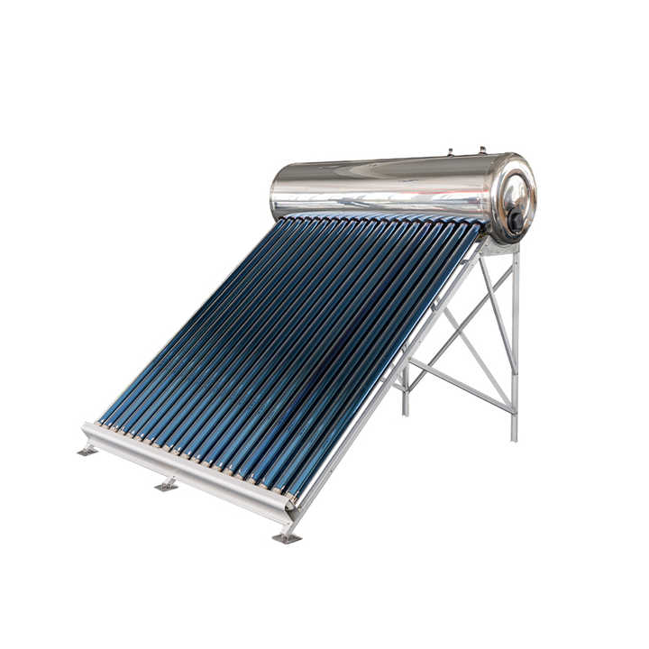 Solar Water Heater Copper Coil Vacuum Tube 100L-300L Galvanized Steel Housing for Commercial Household IMPOSOL