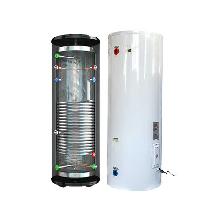 Solar Water Heater Tank Low/High Pressure Split Insulated Hot Water Storage for Heat Pump Systems IMPOSOL