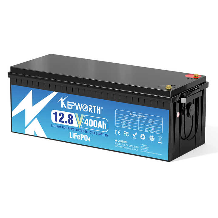 LiFePO4 Battery 12.8V 50Ah-400Ah Long Cycle Life Energy Storage System for Solar Power and Electric Vehicles Kepworth