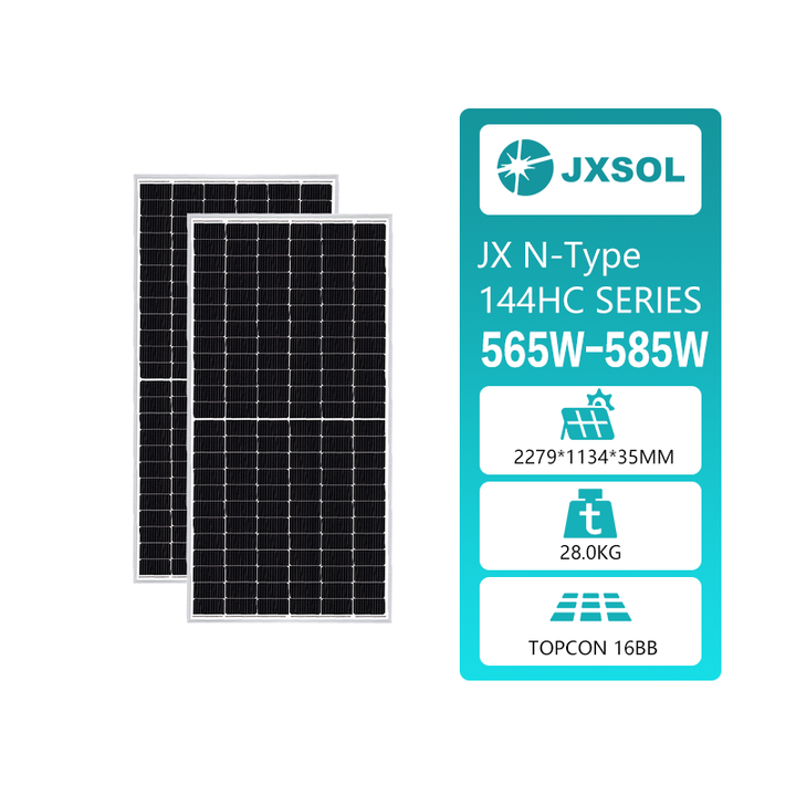 Jinko N-Type Solar Panel 570W High Efficiency 182mm Cells Home Power System JXSOL