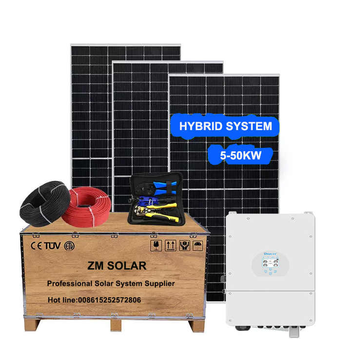 Deye On-Grid Hybrid Solar Inverter 5kW 8kW 10kW Three Phase MPPT Controller for Monocrystalline Silicon Solar Storage System