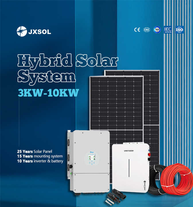 5KVA Hybrid Solar System Kit 3000W 4000W 5000W Complete Off-Grid On-Grid Home Energy Solutions