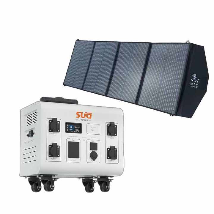 Portable Solar Power Station 300W 600W 1500W 110V 220V LiFePO4 Battery for Outdoor Indoor Use Pure Sine Wave