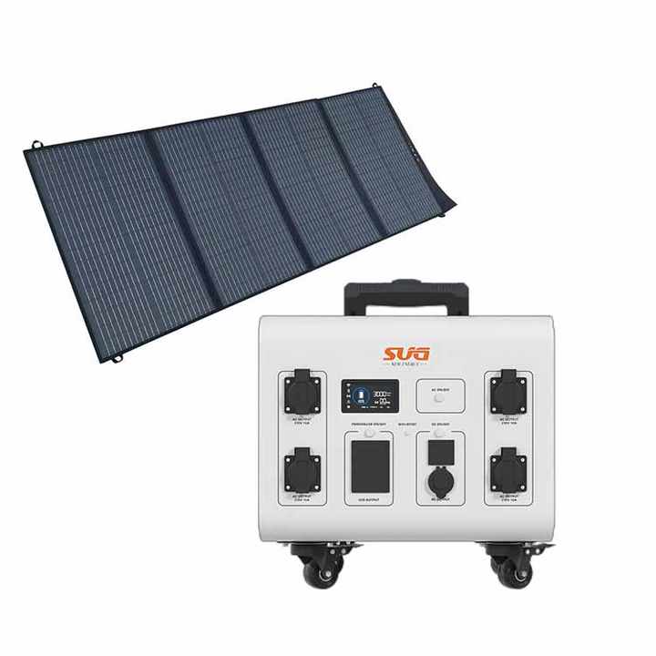 Handybrite 1500W Lithium LiFePO4 Solar Generator 3000W Portable Power Station for Campers RVs with MPPT Controller SUG/OEM