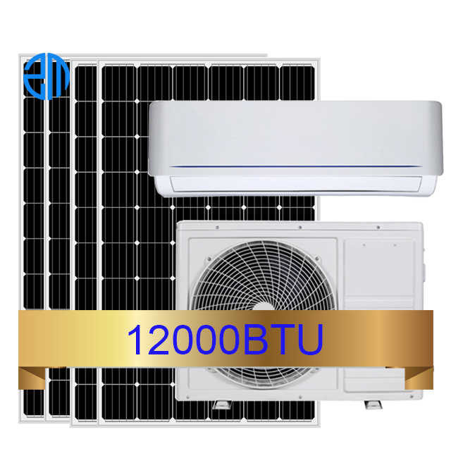 Solar Powered Air Conditioner 9000-24000BTU Cooling/Heating Household Mini Split System with 400W Solar Power for Home Use Zoomar Solar