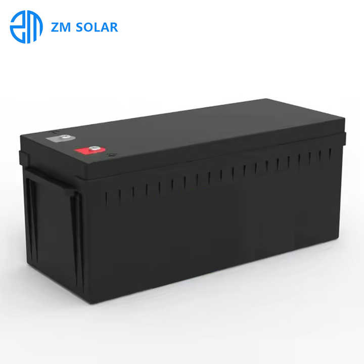 Lithium Iron Phosphate (LiFePO4) Battery Pack 8000 Cycle 12V 24V 200Ah 3 Years Warranty Solar Energy Storage Systems zhongming
